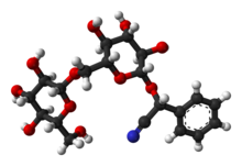 3D-structure of Amygdalin.