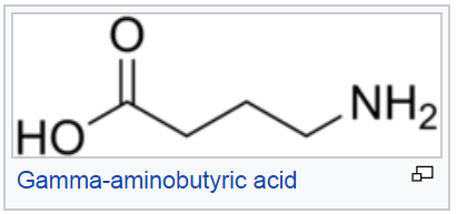 γ-Aminobutyric acid, or GABA, is the chief inhibitory neurotransmitter in the developmentally mature mammalian central nervous system.