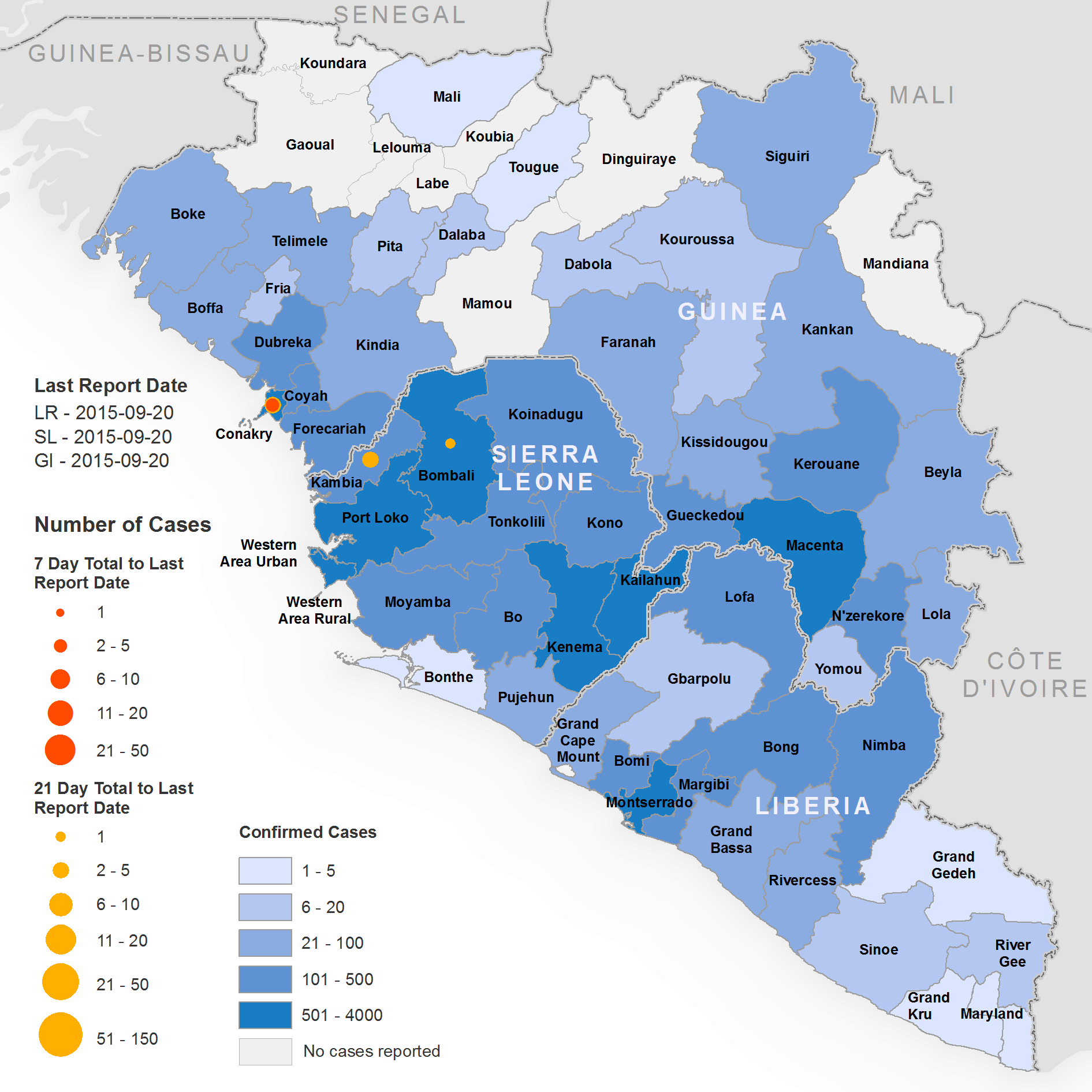 World Health Organization: Ebola Situation Report - 23 September 2015